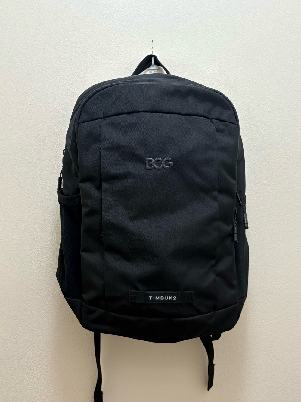 Timbuk2 Black Parkside Eco Backpack Sustainable Recycled Fabric Executive School